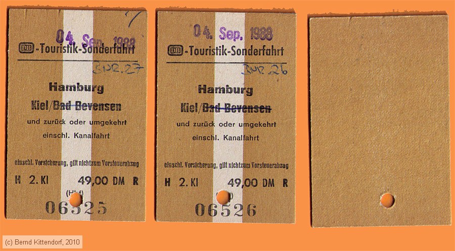 Deutsche Bundesbahn - Touristik-Sonderfahrt
/ Bild: db_fk19880904tour.jpg