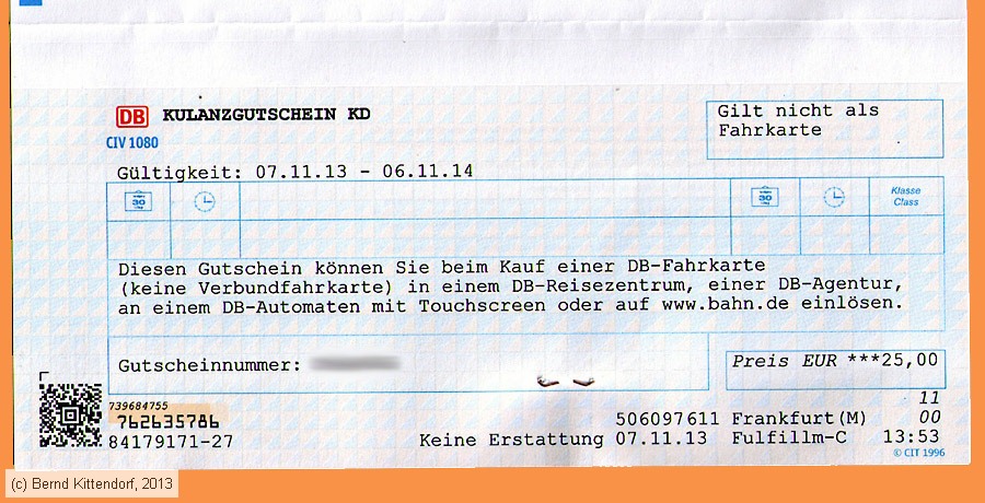 Deutsche Bahn - Kulanzgutschein
/ Bild: db_fk20131107kulanz.jpg