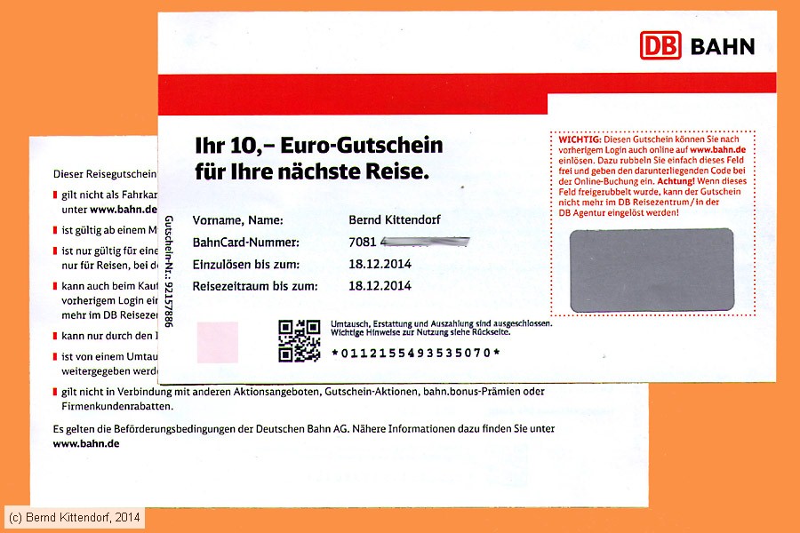 Deutsche Bahn - Reise-Gutschein
/ Bild: db_fk20141117gutschein.jpg