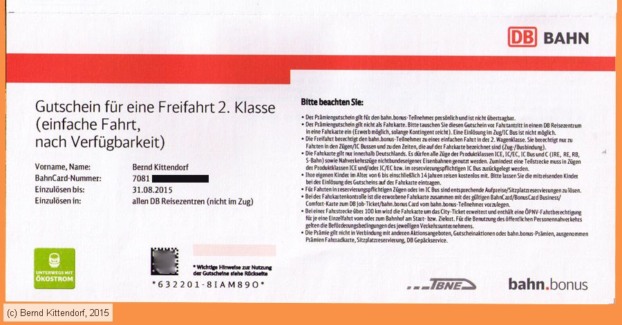 Deutsche Bahn - Gutschein Bahn-Bonus
/ Bild: db_fk20150210bonusefk2.jpg