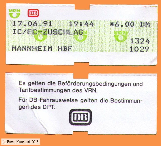 Deutsche Bundesbahn - IC-Zuschlag
/ Bild: db_fk19910617iceczuvrn.jpg Deutsche Bundesbahn - IC-Zuschlag
/ Bild: db_fk19910617iceczuvrn.jpg