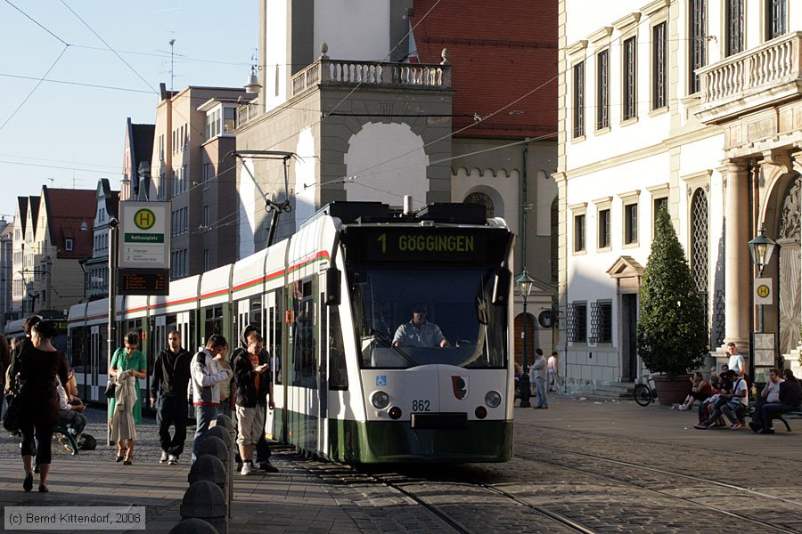 Stra&szlig;enbahn Augsburg - 862
/ Bild: augsburg862_bk0805100282.jpg