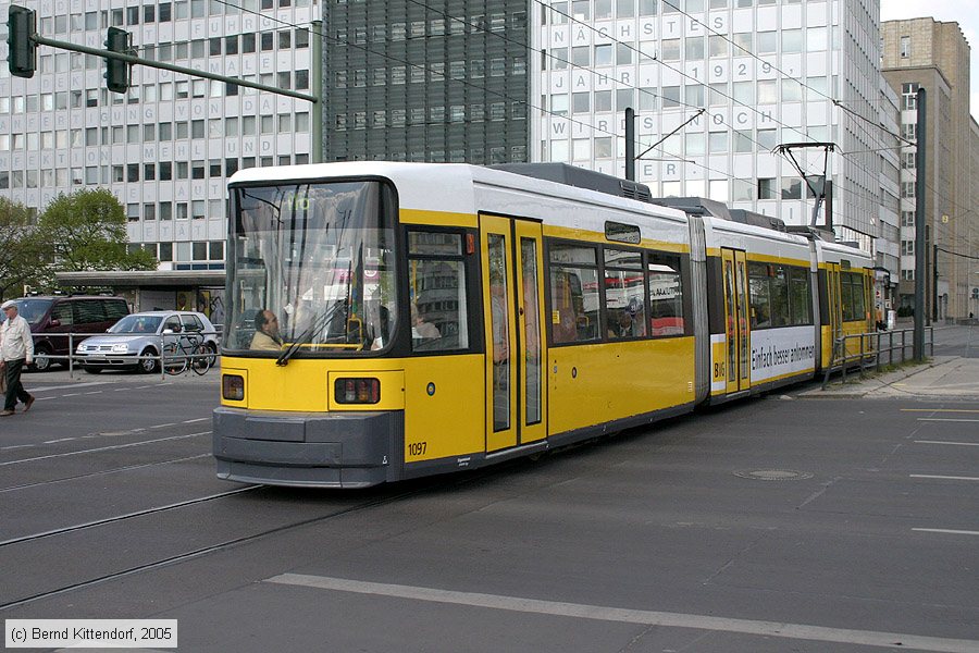 Straßenbahn Berlin - 1097
/ Bild: berlin1097_e0016927.jpg Straßenbahn Berlin - 1097
/ Bild: berlin1097_e0016927.jpg