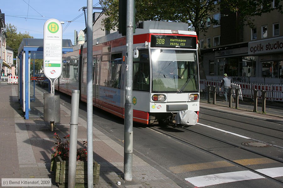 Straßenbahn Bochum-Gelsenkirchen - 417
/ Bild: bogestra417_bk0910210154.jpg