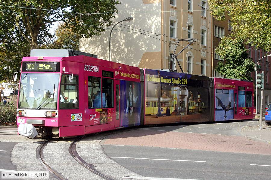Straßenbahn Bochum-Gelsenkirchen - 426
/ Bild: bogestra426_bk0910210132.jpg