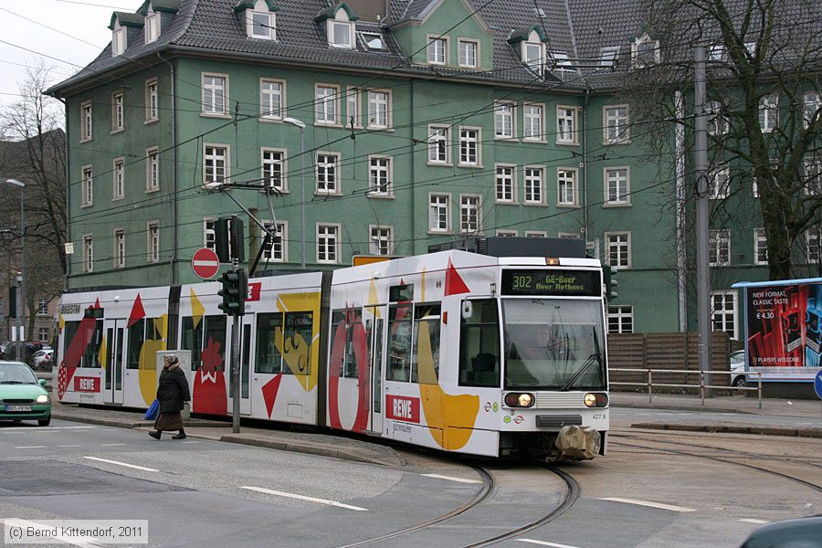 Straßenbahn Bochum-Gelsenkirchen - 427
/ Bild: bogestra427_bk1102140039.jpg