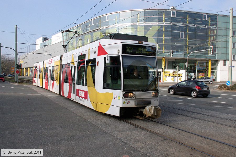 Straßenbahn Bochum-Gelsenkirchen - 427
/ Bild: bogestra427_bk1102170113.jpg