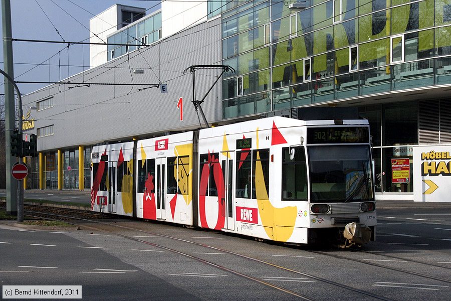 Straßenbahn Bochum-Gelsenkirchen - 427
/ Bild: bogestra427_bk1102170123.jpg