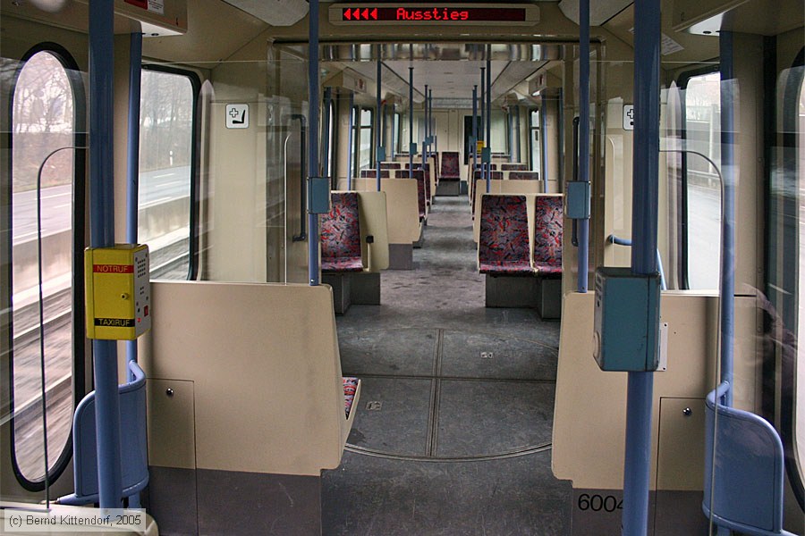 Stadtbahn - Bochum-Herne - 6004 - Innenansicht
/ Bild: bogestra6004_e0013156.jpg