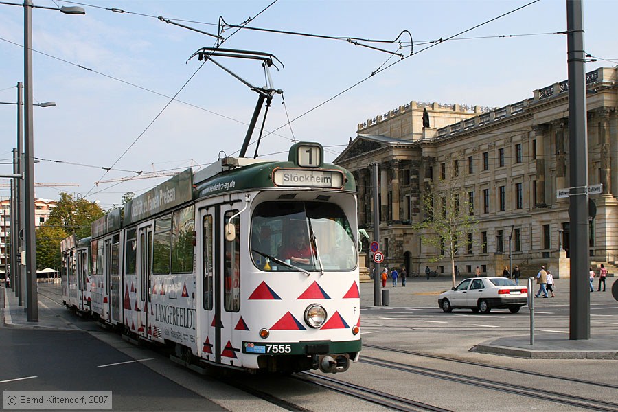 Braunschweig - Straßenbahn - 7555
/ Bild: braunschweig7555_bk0708240054.jpg Braunschweig - Straßenbahn - 7555
/ Bild: braunschweig7555_bk0708240054.jpg