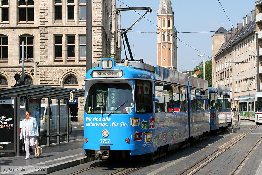 Braunschweig - Straßenbahn - 7757
/ Bild: braunschweig7757_bk0708240131.jpg Braunschweig - Straßenbahn - 7757
/ Bild: braunschweig7757_bk0708240131.jpg