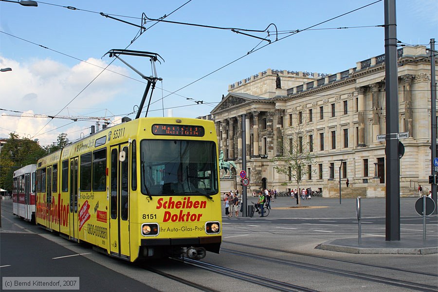 Braunschweig - Stra&szlig;enbahn - 8151
/ Bild: braunschweig8151_bk0708240182.jpg