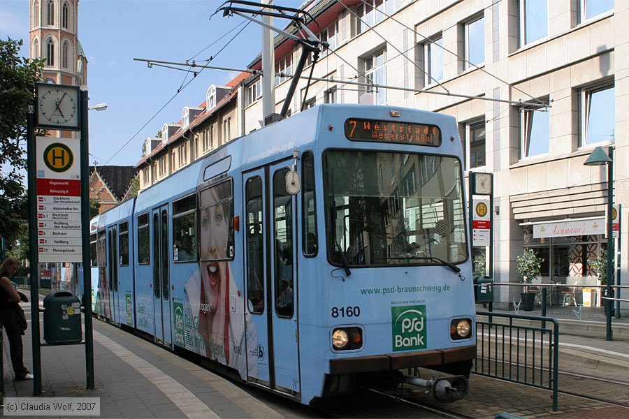 Braunschweig - Straßenbahn - 8160
/ Bild: braunschweig8160_cw0708240148.jpg