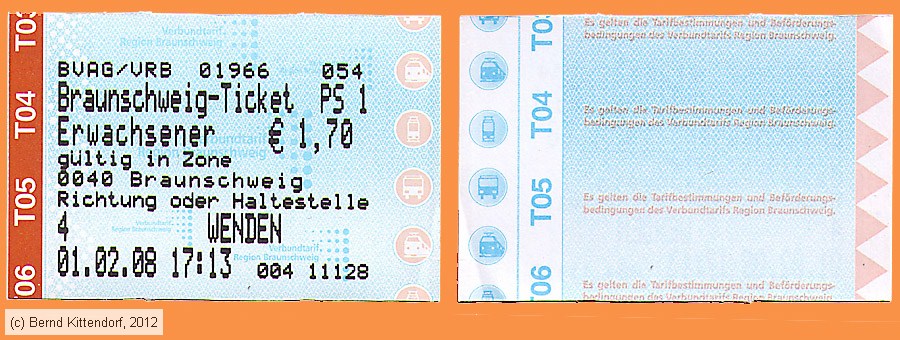 Braunschweig - Fahrkarte
/ Bild: braunschweig_fk20080201efk1.jpg