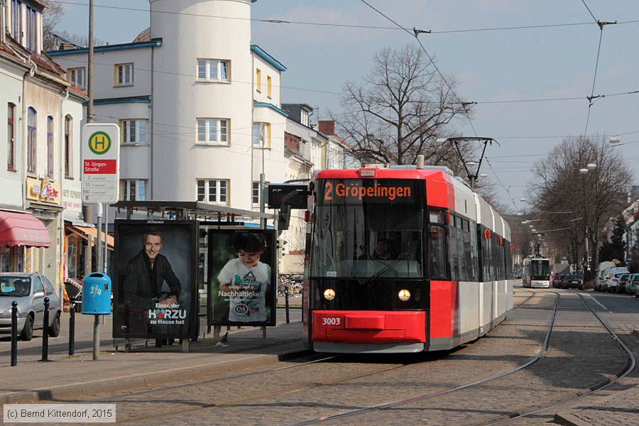 Bremen - Straßenbahn - 3003
/ Bild: bremen3003_bk1503280102.jpg
