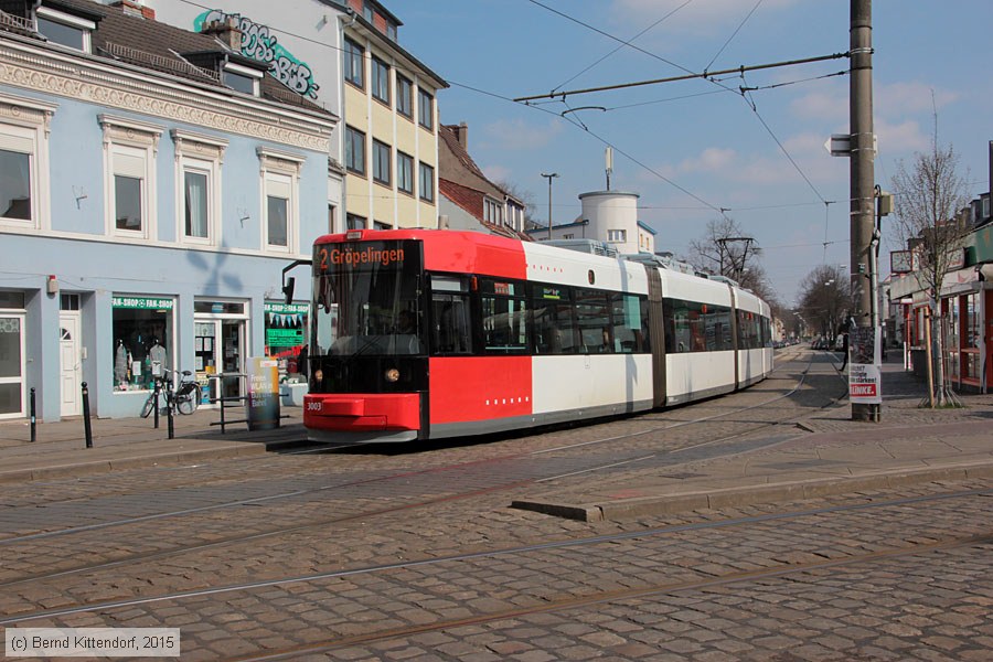 Bremen - Straßenbahn - 3003
/ Bild: bremen3003_bk1503280103.jpg