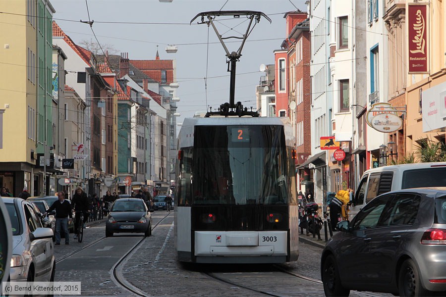 Bremen - Straßenbahn - 3003
/ Bild: bremen3003_bk1503280104.jpg