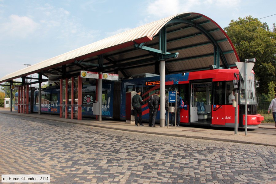 Bremen - Straßenbahn - 3007
/ Bild: bremen3007_bk1409050022.jpg