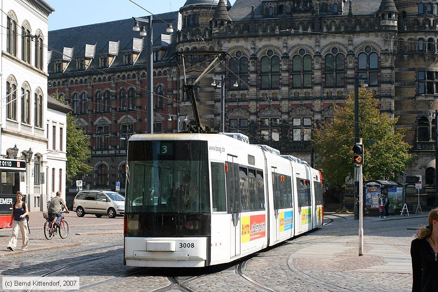Bremen - Straßenbahn - 3008
/ Bild: bremen3008_bk0708250104.jpg Bremen - Straßenbahn - 3008
/ Bild: bremen3008_bk0708250104.jpg