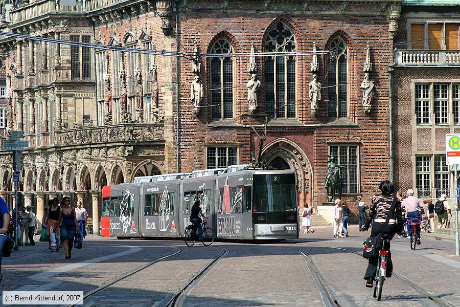 Bremen - Stra&szlig;enbahn - 3013
/ Bild: bremen3013_bk0708250109.jpg