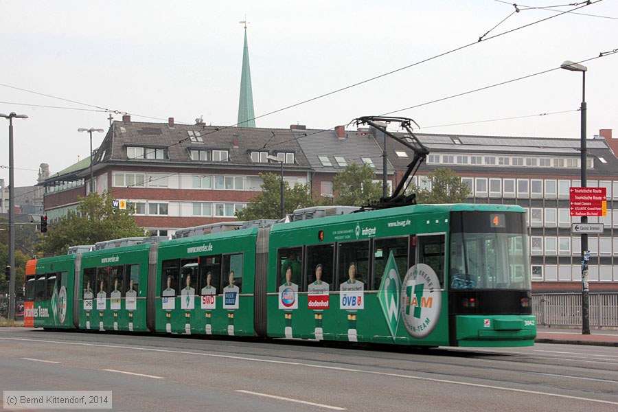 Bremen - Straßenbahn - 3042
/ Bild: bremen3042_bk1409060050.jpg