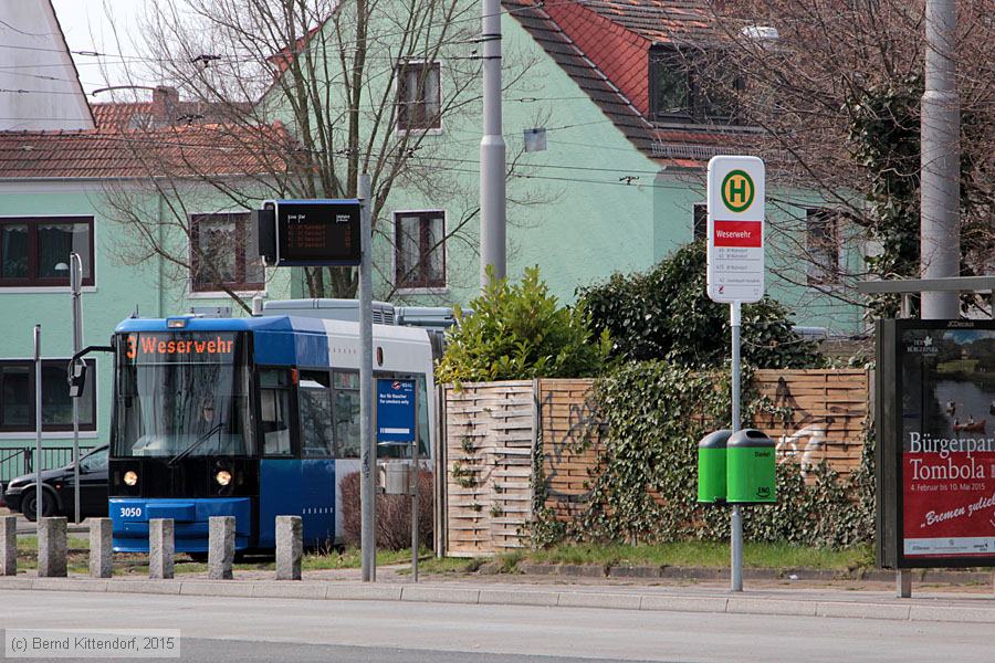 Bremen - Straßenbahn - 3050
/ Bild: bremen3050_bk1503280121.jpg