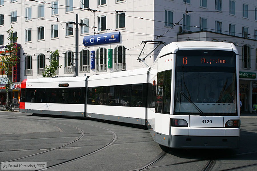 Bremen - Straßenbahn - 3120
/ Bild: bremen3120_bk0708250095.jpg Bremen - Straßenbahn - 3120
/ Bild: bremen3120_bk0708250095.jpg