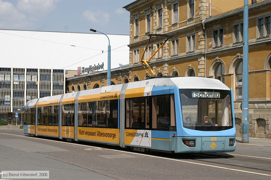 Stra&szlig;enbahn Chemnitz - 611
/ Bild: chemnitz611_bk0605120143.jpg