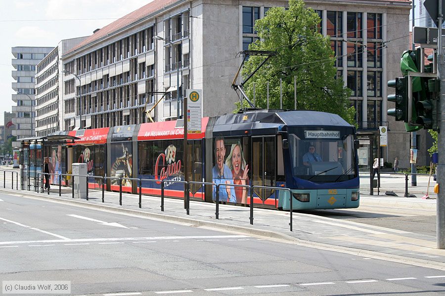 Stra&szlig;enbahn Chemnitz - 905
/ Bild: chemnitz905_cw0605110046.jpg