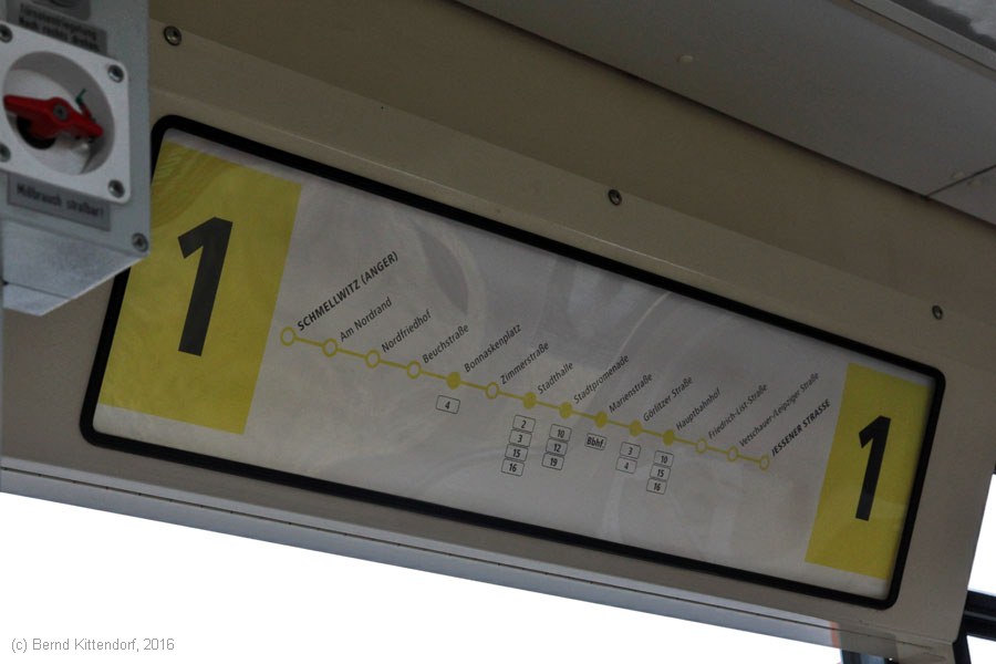 Straßenbahn Cottbus - 109 - Innenansicht
/ Bild: cottbus109_bk1602230007.jpg