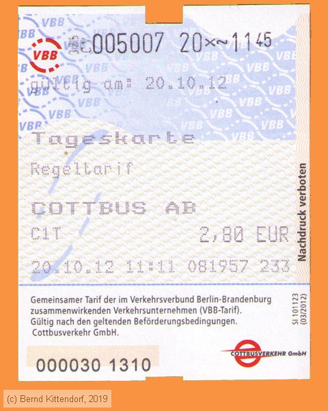 Cottbus - Fahrkarte
/ Bild: cottbus_fk20121020tkab2.jpg