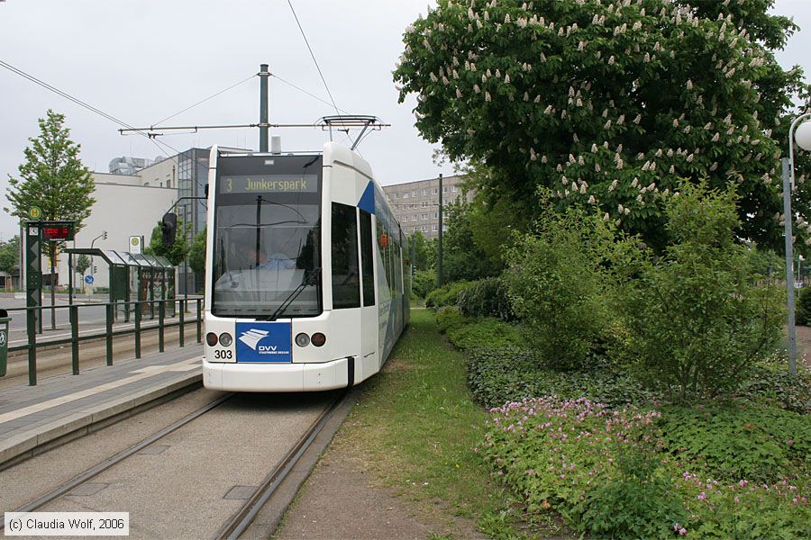 Straßenbahn Dessau - 303
/ Bild: dessau303_cw0605140045.jpg