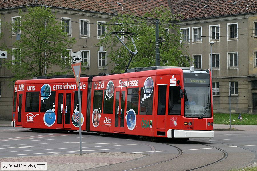 Straßenbahn Dessau - 309
/ Bild: dessau309_bk0605140050.jpg