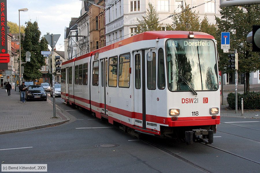 Stra&szlig;enbahn Dortmund - 118
/ Bild: dortmund118_bk0910190239.jpg