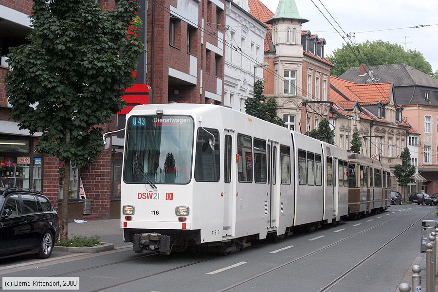 Stra&szlig;enbahn Dortmund - 116
/ Bild: dortmund116_bk0808110200.jpg