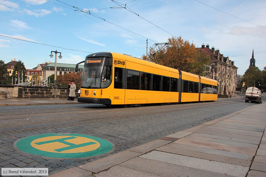 Straßenbahn Dresden - 2608
/ Bild: dresden2608_bk1310140046.jpg