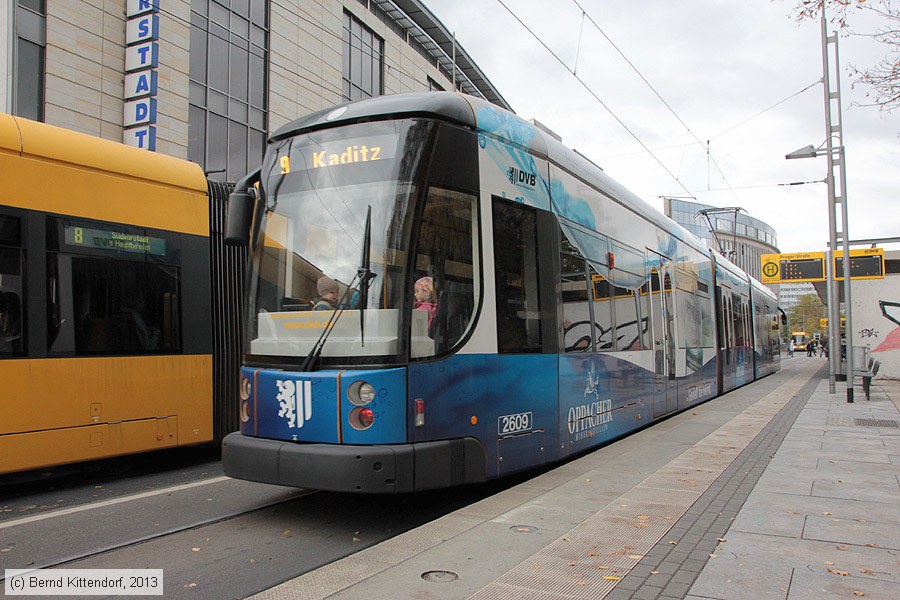 Straßenbahn Dresden - 2609
/ Bild: dresden2609_bk1310180017.jpg Straßenbahn Dresden - 2609
/ Bild: dresden2609_bk1310180017.jpg