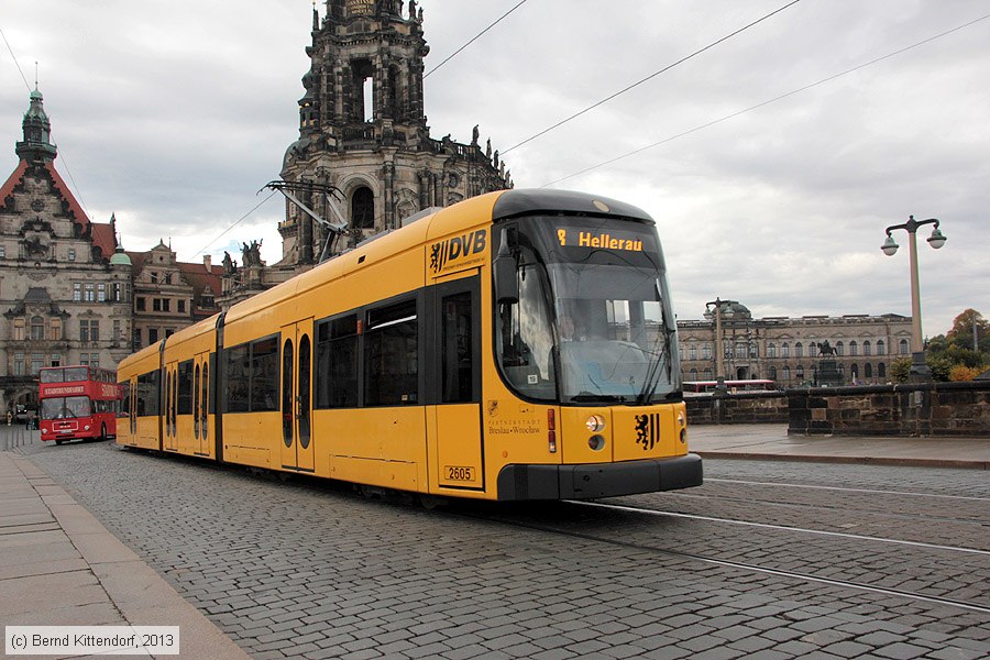 Straßenbahn Dresden - 2605
/ Bild: dresden2605_bk1310140097.jpg