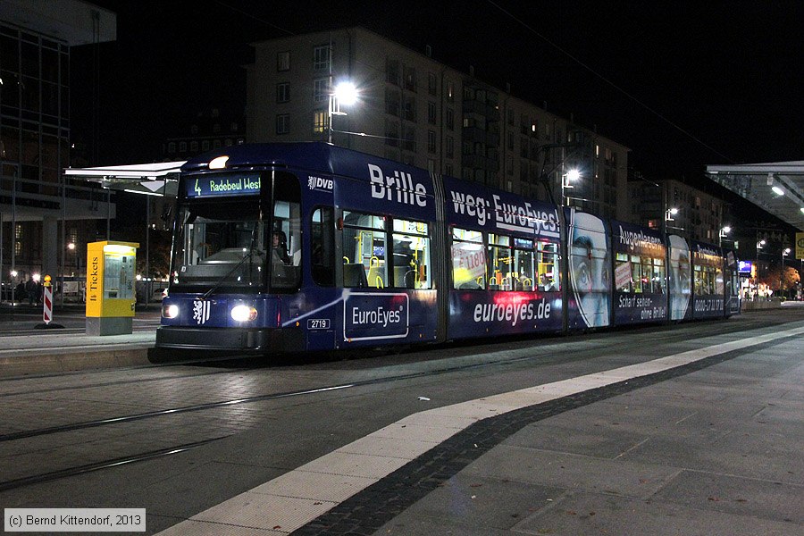 Straßenbahn Dresden - 2719
/ Bild: dresden2719_bk1310150306.jpg