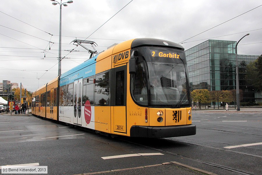 Stra&szlig;enbahn Dresden - 2814
/ Bild: dresden2814_bk1310180117.jpg