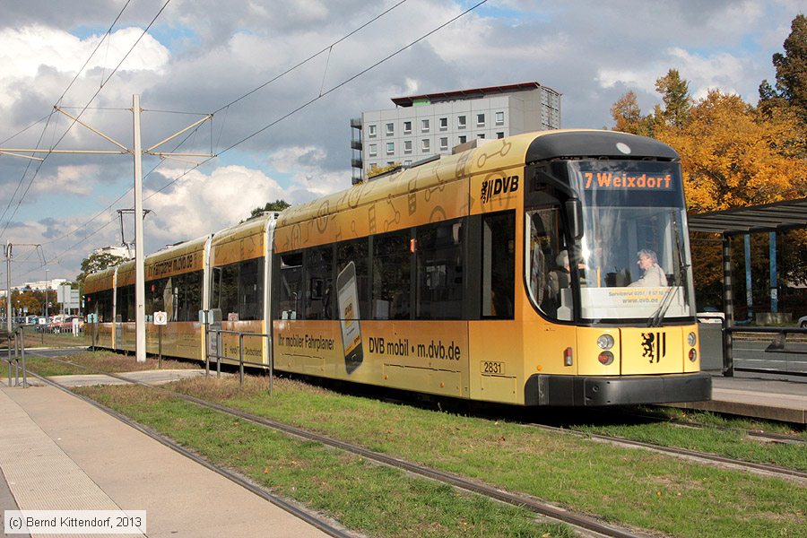Stra&szlig;enbahn Dresden - 2831
/ Bild: dresden2831_bk1310130018.jpg