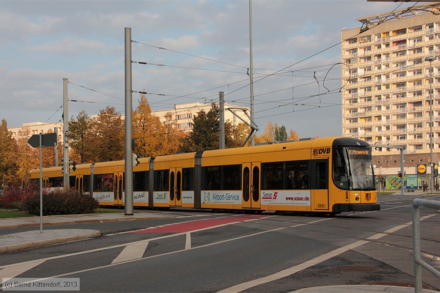 Stra&szlig;enbahn Dresden - 2835
/ Bild: dresden2835_bk1310160128.jpg