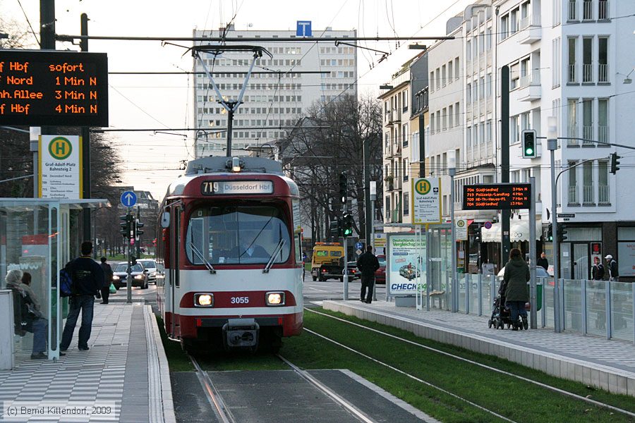 Düsseldorf - Straßenbahn - 3055
/ Bild: duesseldorf3055_bk0911260372.jpg