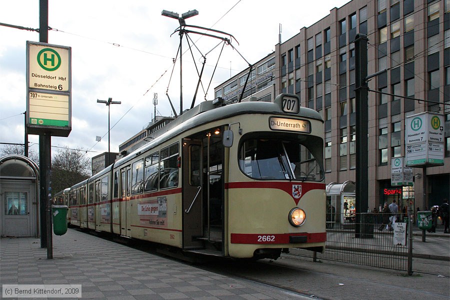 Düsseldorf - Straßenbahn - 2662
/ Bild: duesseldorf2662_bk0911260414.jpg Düsseldorf - Straßenbahn - 2662
/ Bild: duesseldorf2662_bk0911260414.jpg