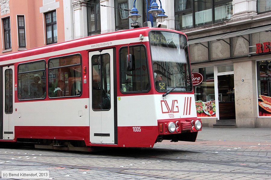 Straßenbahn Duisburg - 1005
/ Bild: duisburg1005_bk1309020039.jpg