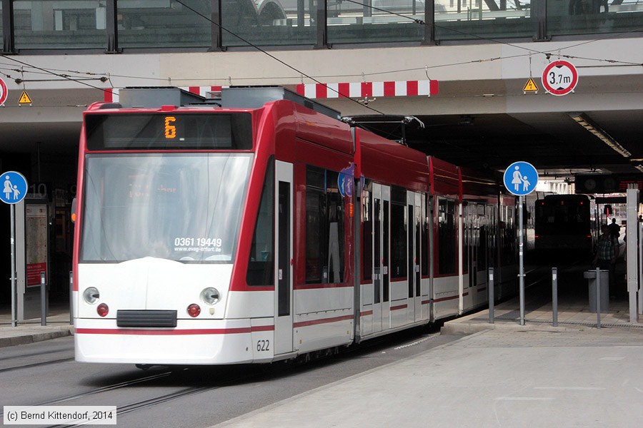 Straßenbahn Erfurt - 622
/ Bild: erfurt622_bk1408050109.jpg