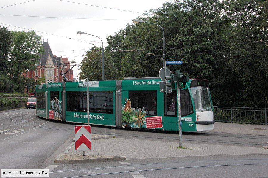 Straßenbahn Erfurt - 636
/ Bild: erfurt636_bk1408050083.jpg