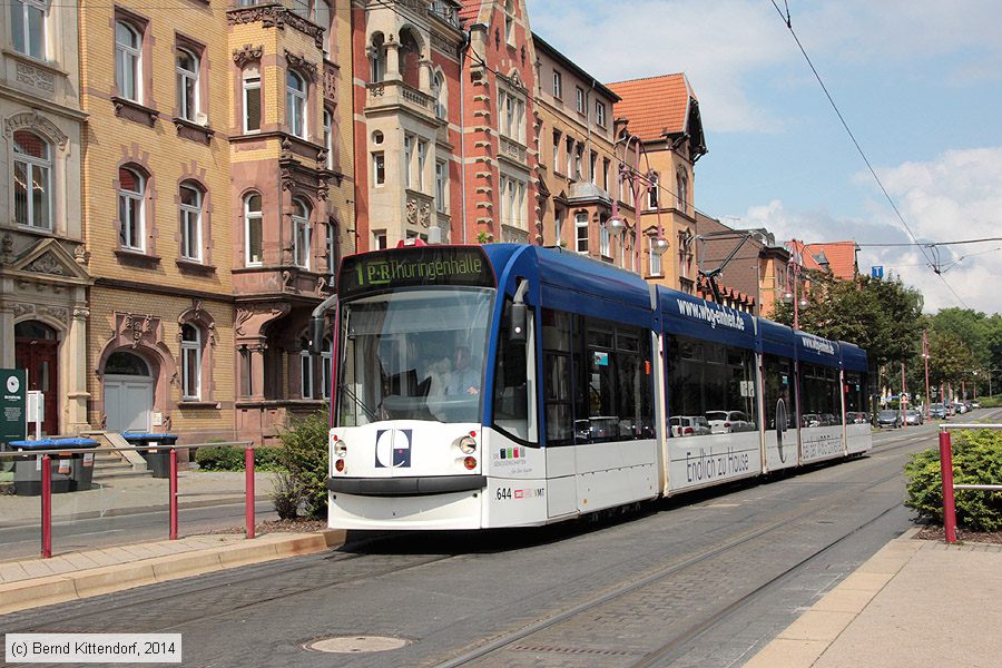 Straßenbahn Erfurt - 644
/ Bild: erfurt644_bk1408050213.jpg