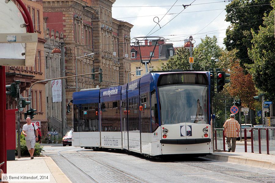 Straßenbahn Erfurt - 644
/ Bild: erfurt644_bk1408050216.jpg