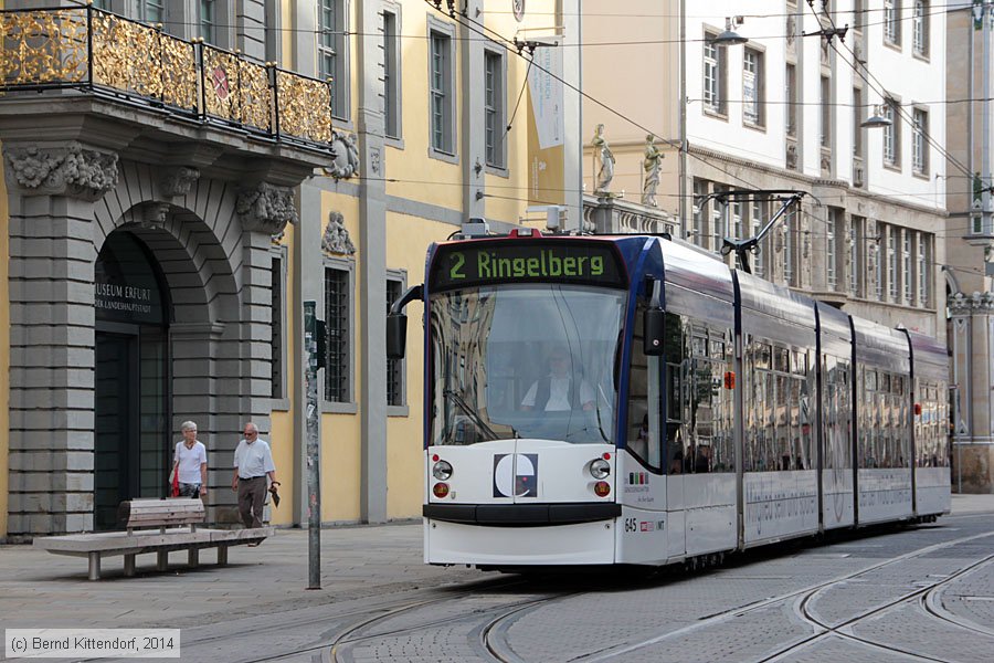 Straßenbahn Erfurt - 645
/ Bild: erfurt645_bk1408030320.jpg